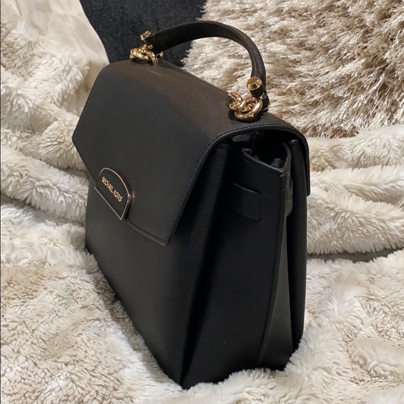 Michael Kors Black Leather Satchel - Picture 12 of 15